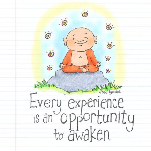 'Awaken' - Today's Buddha Doodle